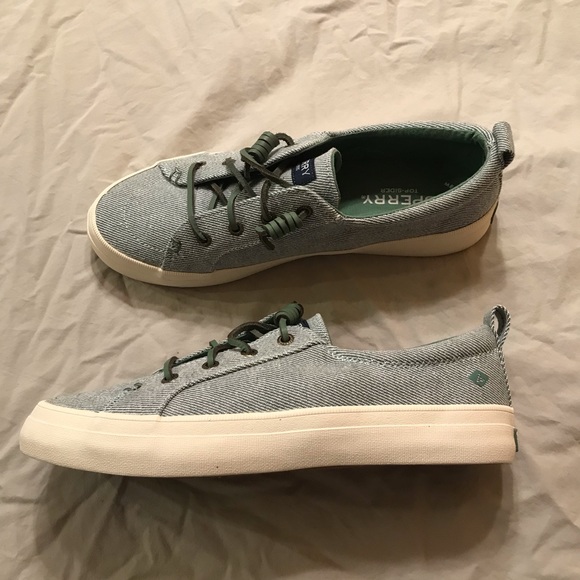 Sperry Crest Vibe Sneakers-Size 7.5-Green-BRAND NEW IN BOX - Picture 3 of 9
